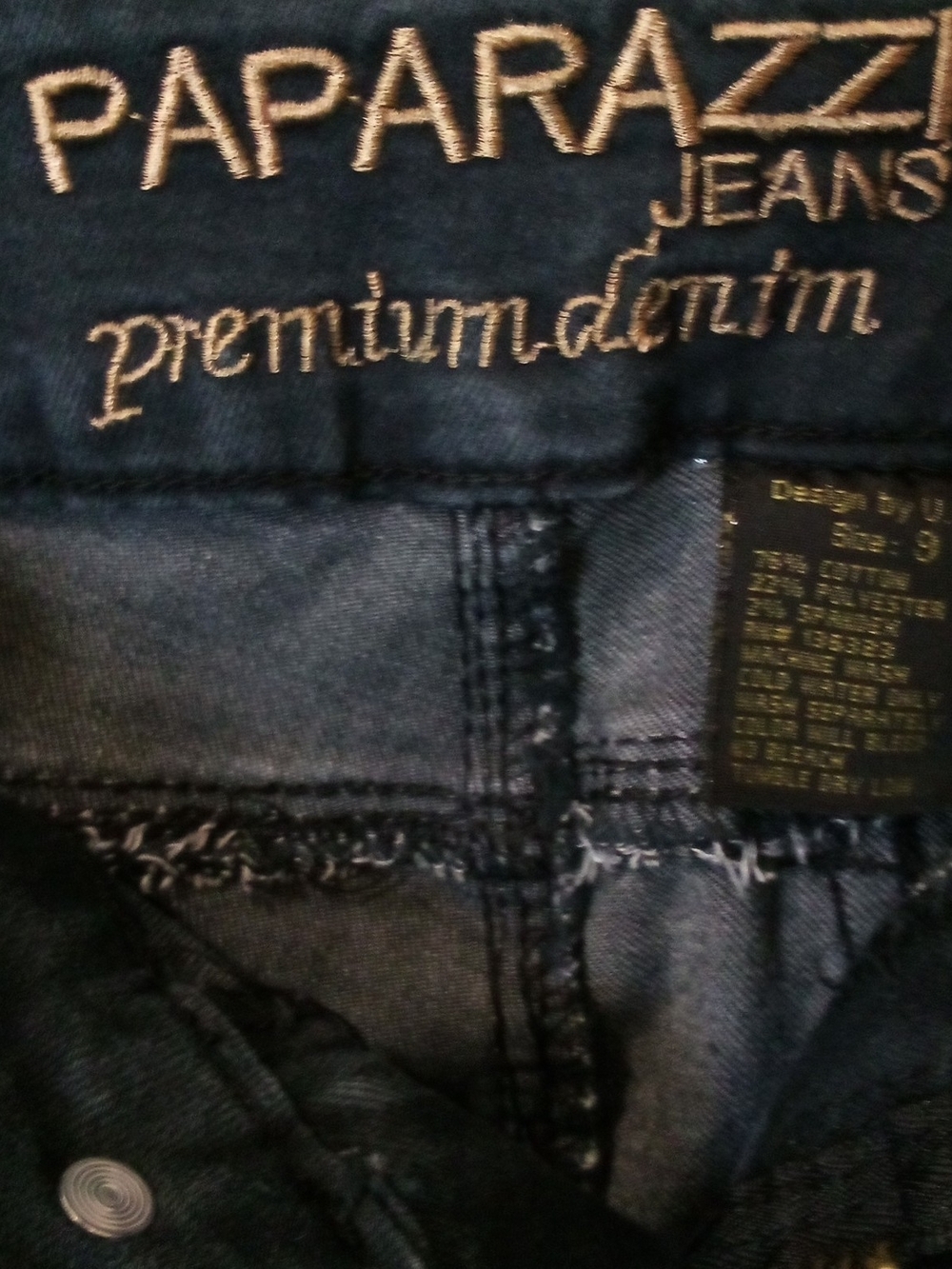 Paparazzi Women's Gray Distressed Jeans with Red Rose Patch - Picture 8 of 8